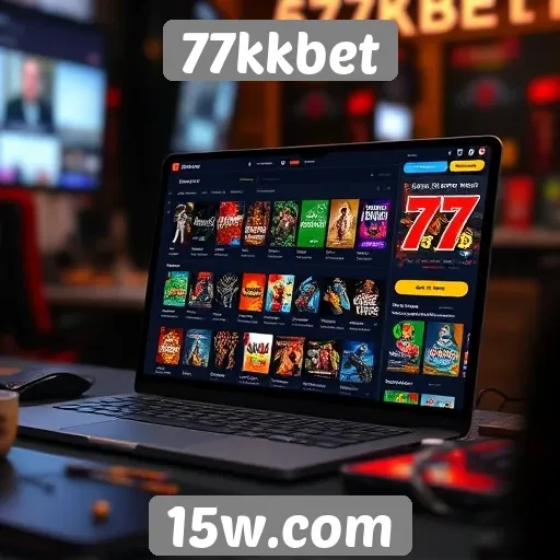 Facilidade de navegação no site 77kkbet