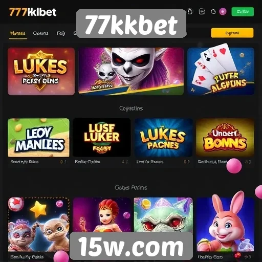 Jogos populares disponíveis no site 77kkbet