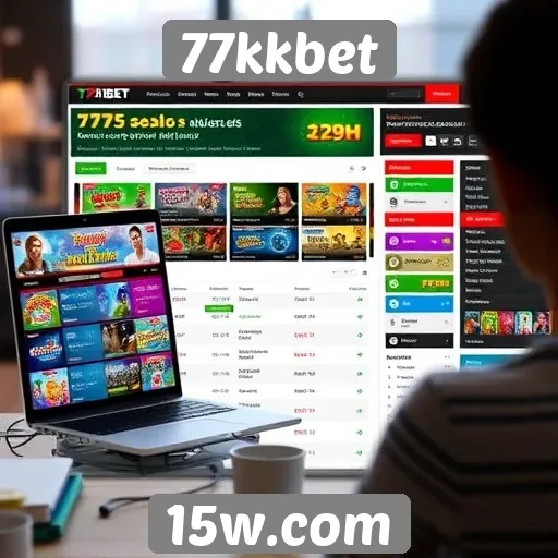 Análise da interface do usuário do site 77kkbet